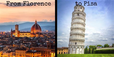 how far is pisa from florence.